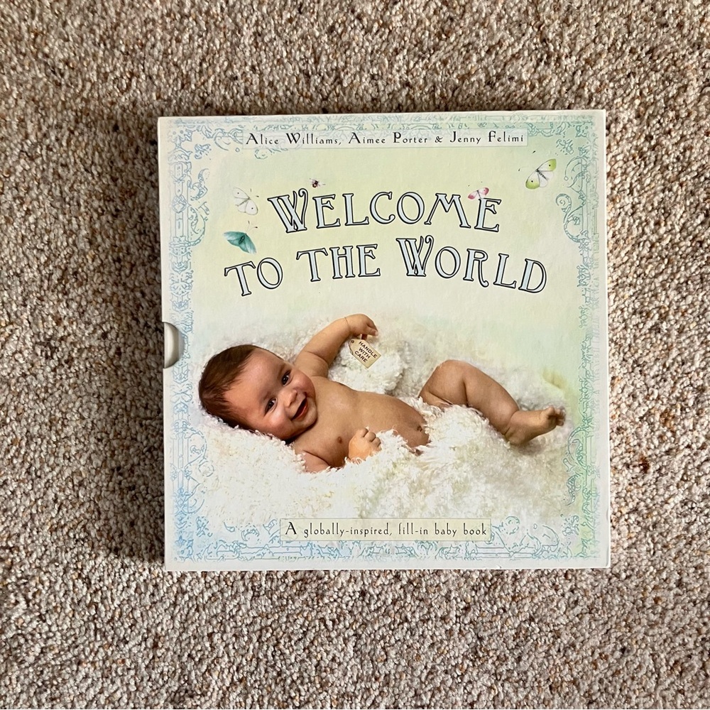 🌟 3 for $12 • Welcome to the World Baby Book